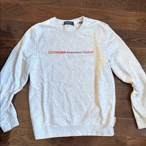 Scotch & Soda Gray Crewneck Sweater